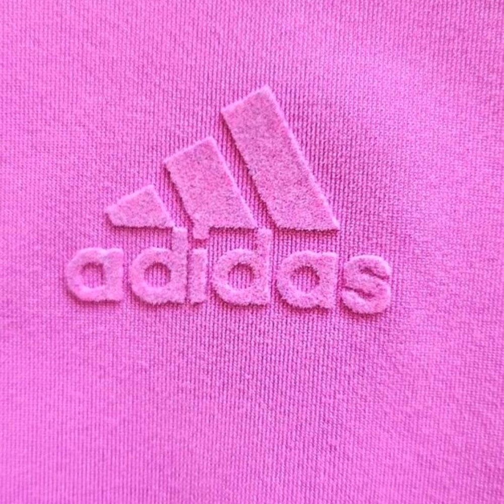 ADIDAS Pink Zip Up Stretchy Athletic Workout Exercise Jacket size M - Picture 11 of 11